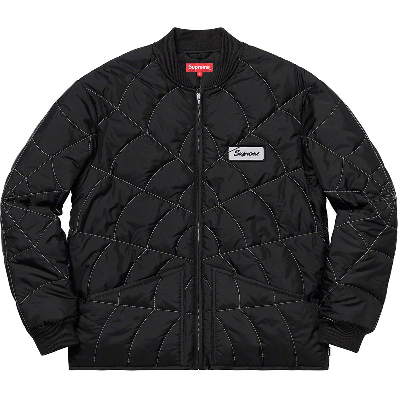 Spider Web Quilted Work Jacket view 6